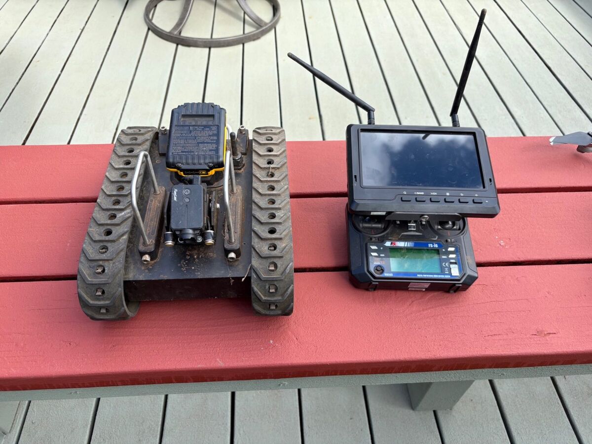 Drone roof survey equipment